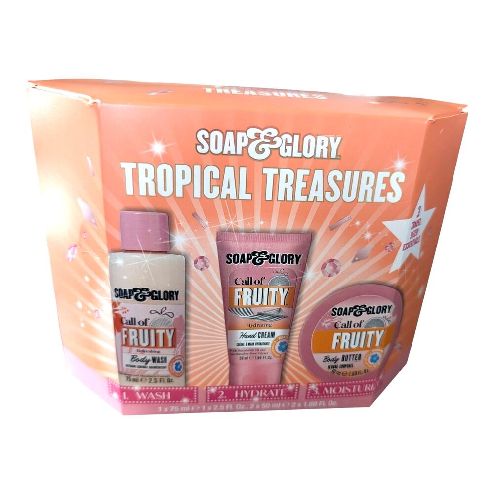 Soap & Glory Tropical Treasures Gift Set Collection Travel Size New 🎁🎁🎁